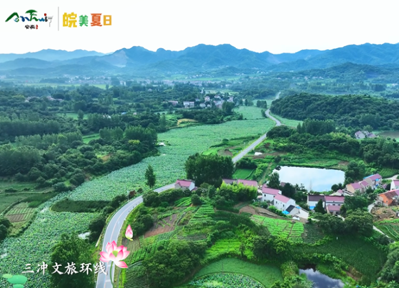 【舒城文旅】夏日長晝書，又到一年賞荷時，文翁研學旅游小鎮的滿池荷花，正醞釀著一場與你的相遇